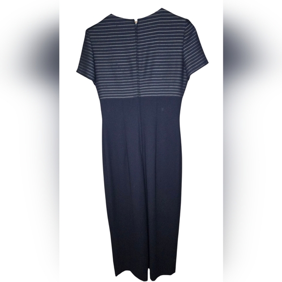 DW3 by Daniel W. Navy Pinstripe Jumpsuit – Size 8 – Saks Fifth Avenue - Picture 3 of 5